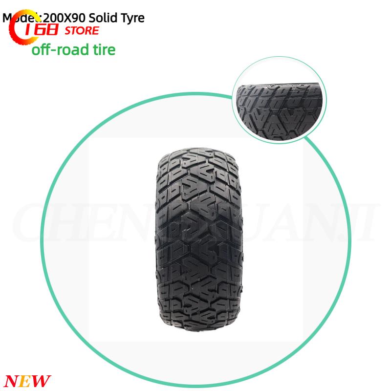Scooter Tire - 200x90 Massieve Niet-Luchtband voor Elektrische Scooter,