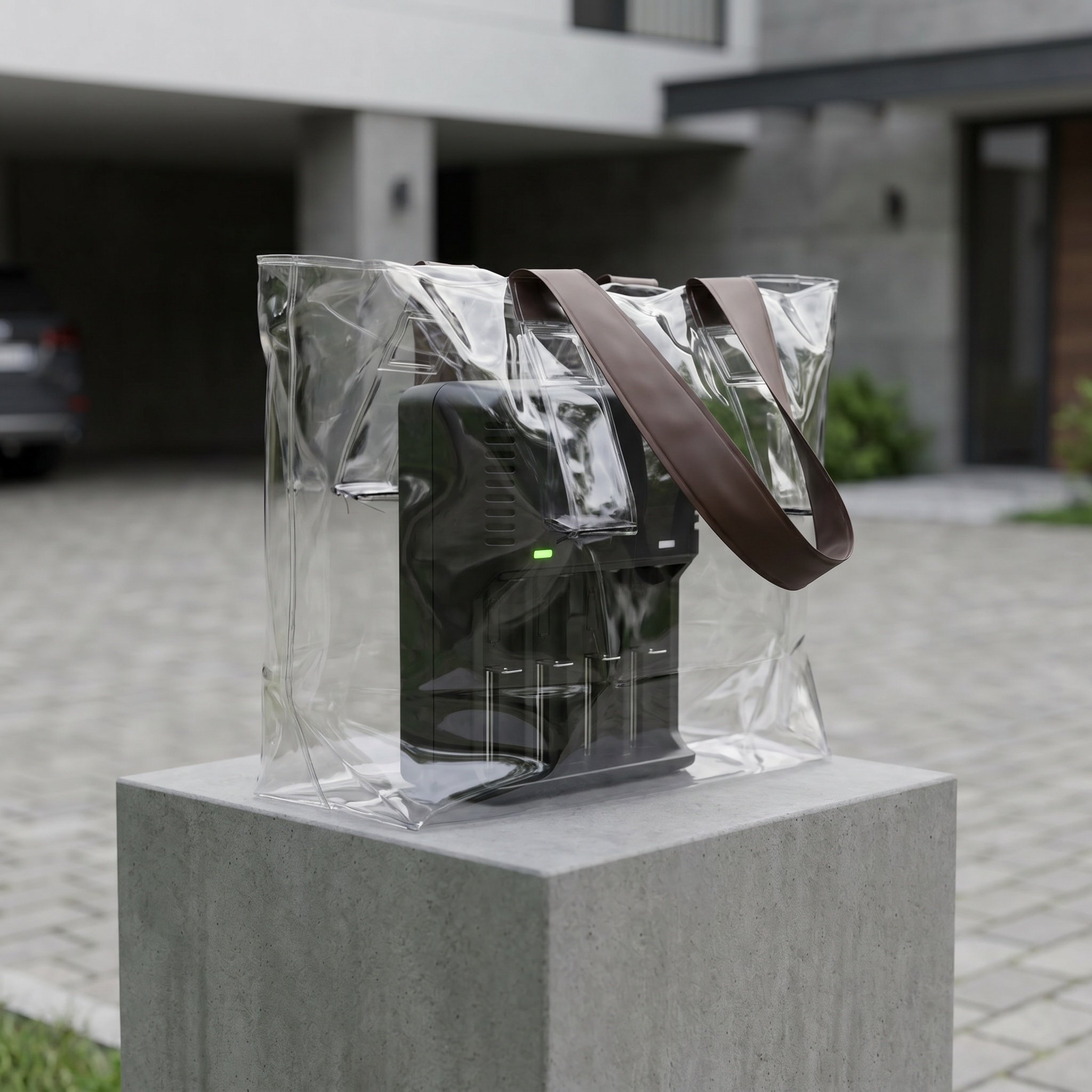 Electric Scooter Charger - PVC Transparante Waterdichte Elektrische Fietsladerhoes Regenbestendige