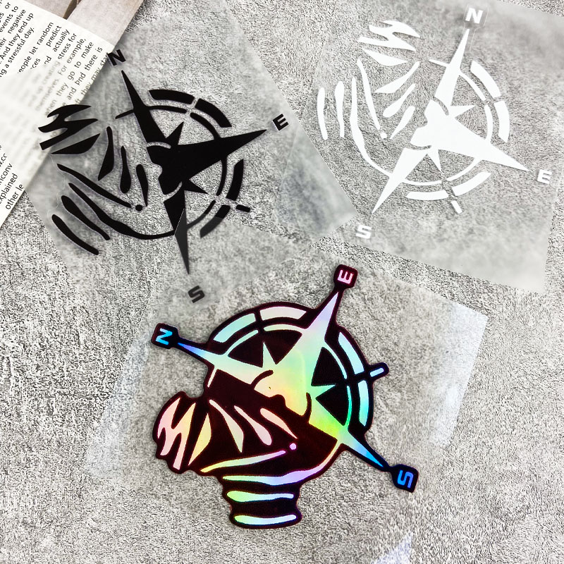 1PC Kompas Patroon Vinyl Stick - Scooter Helmet Set recensie en prijs